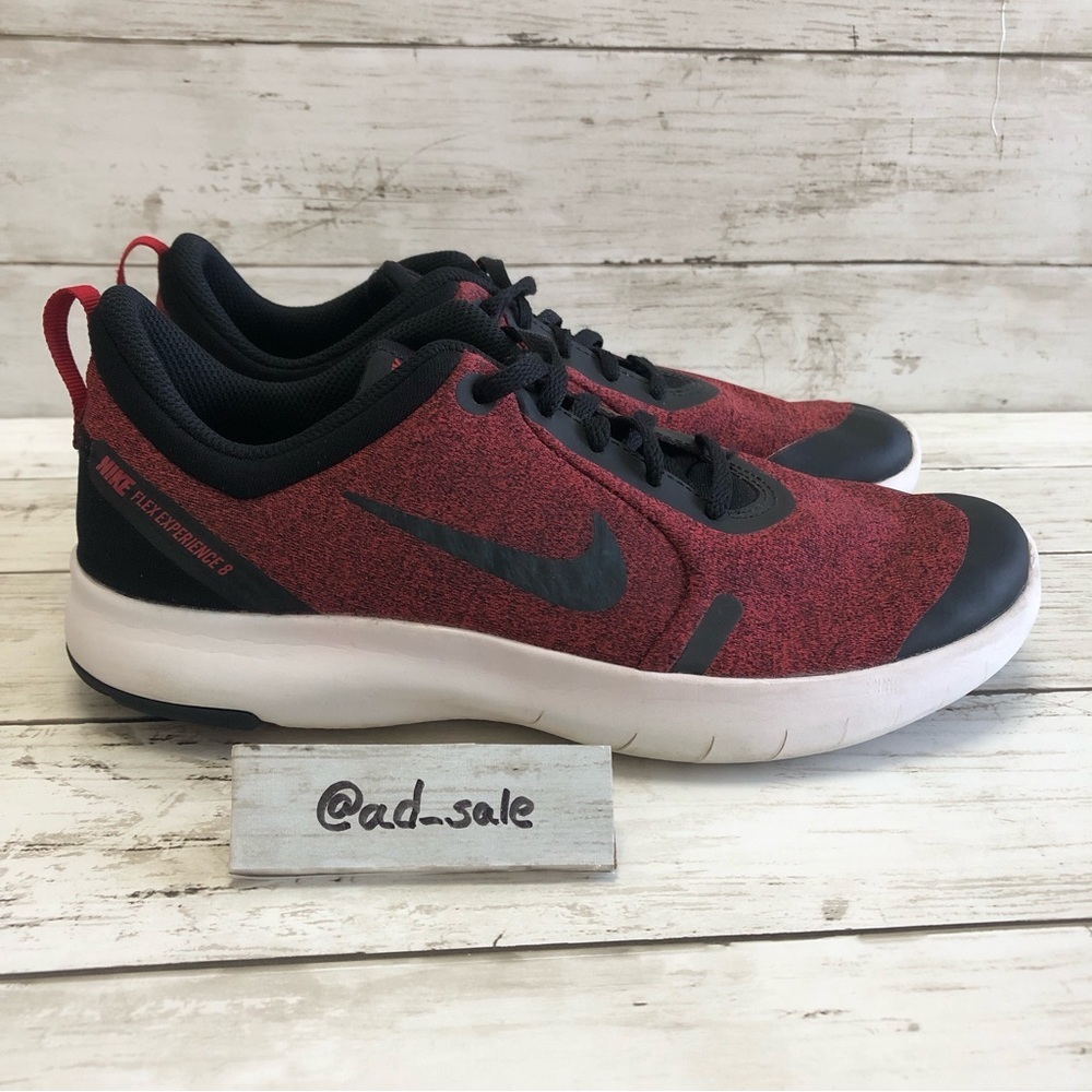 Nike Flex Experience 8 Young Unisex Red/Black Sneakers Size 6Y